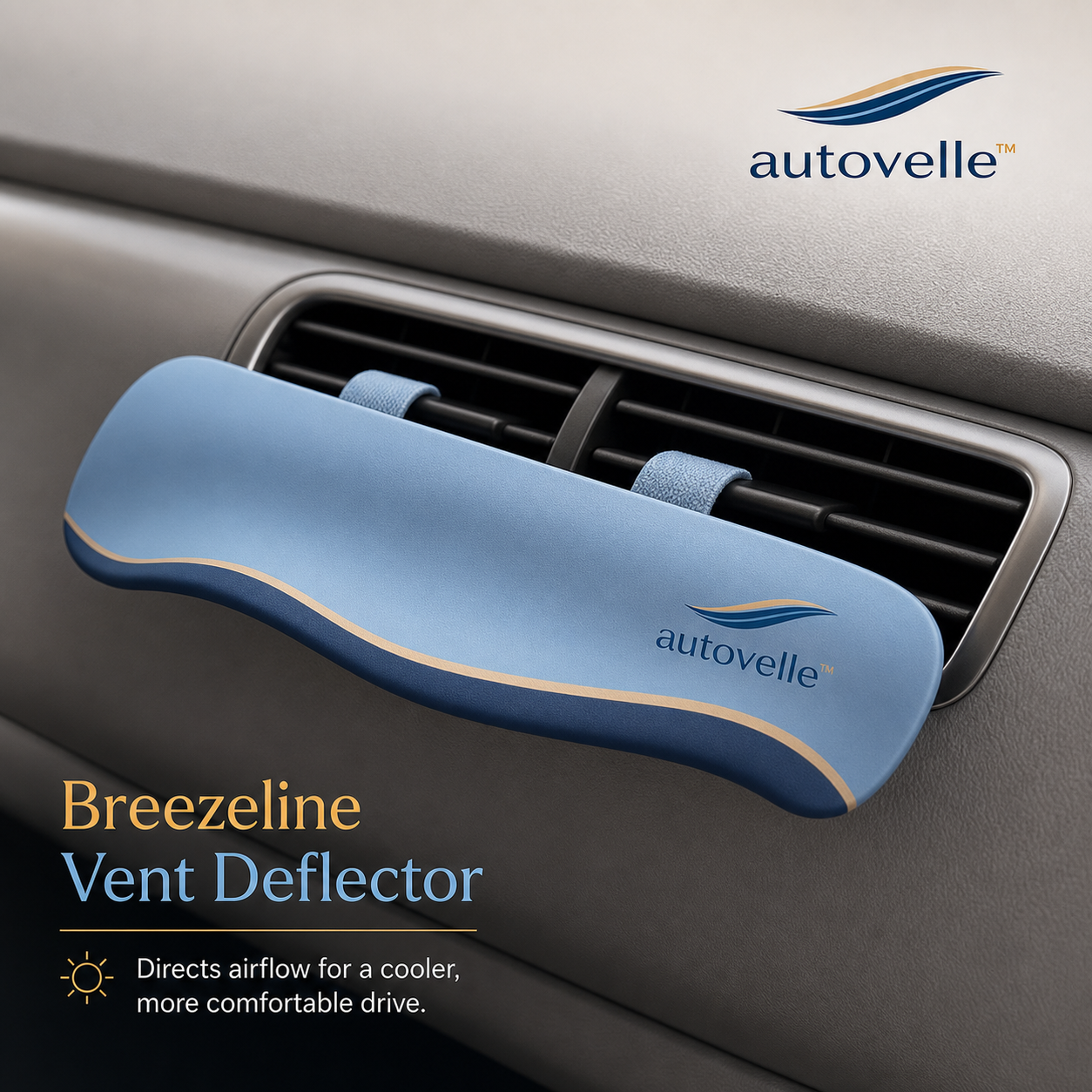 🌬️ Autovelle™ Breezeline Vent Deflector